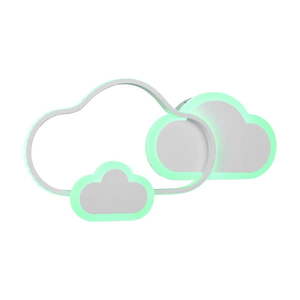 Biele detské svietidlo 52x25 cm Cloudy - Trio vyobraziť