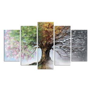 Obrazy v súprave 5 ks 20x50 cm – Wallity vyobraziť