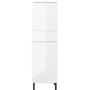 Biela vysoká kúpeľňová skrinka 34x120 cm Salinas - Germania vyobraziť