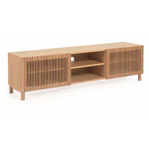 TV stolík v dekore duba v prírodnej farbe 180x50 cm Beyla – Kave Home vyobraziť