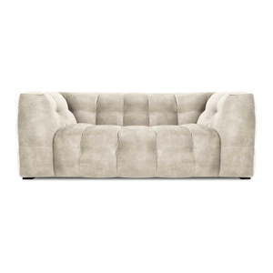 Béžová zamatová pohovka Windsor & Co Sofas Vesta, 208 cm vyobraziť
