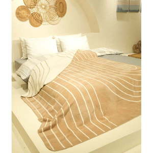 Okrovožlto-biela prikrývka na dvojlôžko 200x220 cm Twin - Oyo Concept vyobraziť