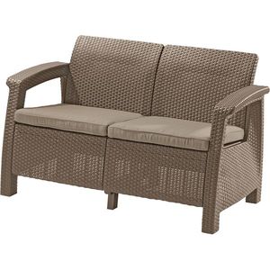 KETER Záhradná pohovka GREEK LOVE SEAT | cappuccino vyobraziť