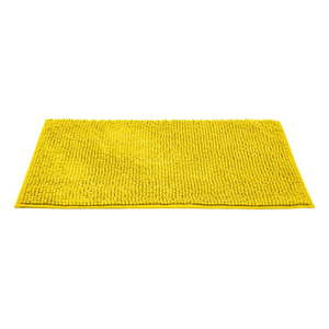 Žltá textilná kúpeľňová predložka 50x80 cm Chenille - Allstar vyobraziť