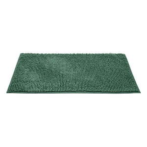 Tmavozelená textilná kúpeľňová predložka 50x80 cm Chenille - Allstar vyobraziť