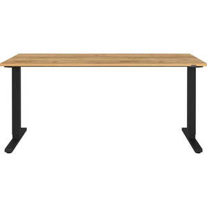 Pracovný stôl s elektricky nastaviteľnou výškou s doskou v dubovom dekore 80x160 cm Lissabon – Germania vyobraziť