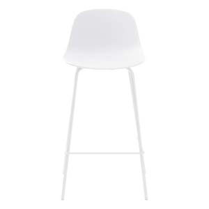 Biela plastová barová stolička 92, 5 cm Whitby – Unique Furniture vyobraziť
