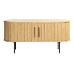 TV stolík v dekore duba v prírodnej farbe 120x56 cm Nola – Unique Furniture vyobraziť