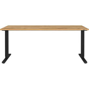 Pracovný stôl s elektricky nastaviteľnou výškou s doskou v dubovom dekore 80x180 cm Lissabon – Germania vyobraziť