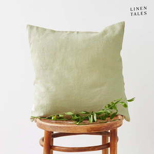 Ľanová obliečka na vankúš 40x40 cm Sage – Linen Tales vyobraziť