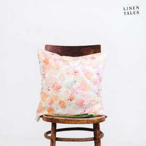Ľanová obliečka na vankúš 40x40 cm Floral – Linen Tales vyobraziť