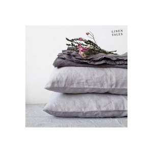 Ľanová obliečka na vankúš 80x80 cm Light Grey – Linen Tales vyobraziť