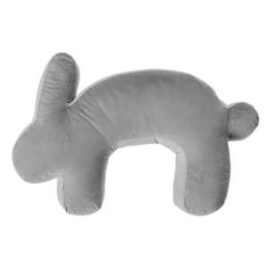 Sivý dojčiaci vankúš Velvet Bunny - Yellow Tipi vyobraziť