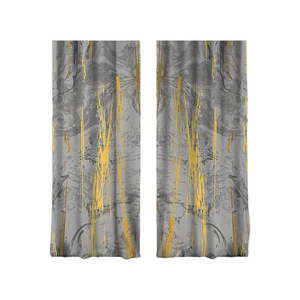 Závesy v sivo-zlatej farbe v súprave 2 ks 140x260 cm - Mila Home vyobraziť