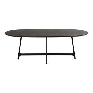 Jedálenský stôl s doskou v dekore jaseňového dreva 110x220 cm Ooid – DAN-FORM Denmark vyobraziť