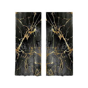 Závesy v čierno-zlatej farbe v súprave 2 ks 140x260 cm – Mila Home vyobraziť