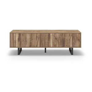 TV stolík v dekore orecha v prírodnej farbe 160x51 cm Laila – Marckeric vyobraziť