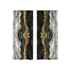 Závesy v čierno-zlatej farbe v súprave 2 ks 140x260 cm - Mila Home vyobraziť