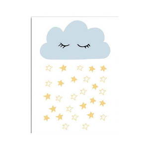 Detský obrázok 30x40 cm Cloud – Wallity vyobraziť