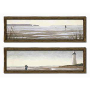 Obrazy v súprave 2 ks 70x19 cm Shore – Wallity vyobraziť