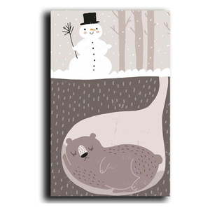 Detský obrázok 45x70 cm Winter – Wallity vyobraziť
