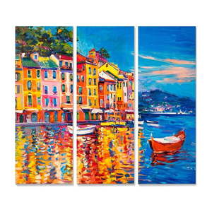 Obrazy v súprave 3 ks 20x50 cm Taliansko – Wallity vyobraziť