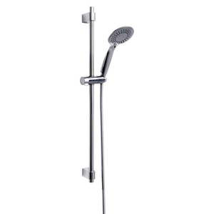 Sprchový set z nerezovej ocele v lesklej striebornej farbe 66 cm Young - Wenko vyobraziť