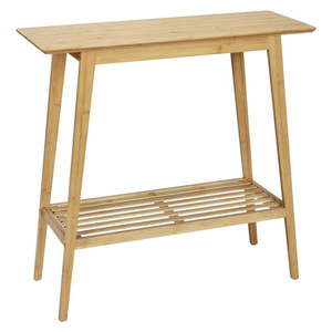 Bambusový konzolový stolík v prírodnej farbe 30x80 cm Kona - Wenko vyobraziť