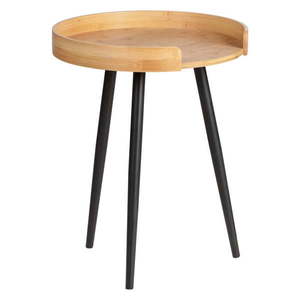 Bambusový okrúhly odkladací stolík ø 40 cm Loft – Wenko vyobraziť
