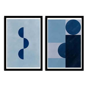 Obrazy v súprave 2 ks 36x51 cm Shapes – Wallity vyobraziť