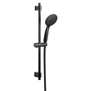 Čierny sprchový set z nerezovej ocele 66 cm Young - Wenko vyobraziť