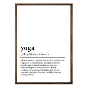 Obraz 50x70 cm Yoga – Wallity vyobraziť