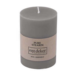 Sivá sviečka Eco candles by Ego dekor Friendly, doba horenia 37 h vyobraziť