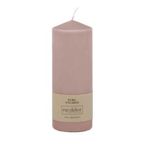 Púdrovoružová sviečka Eco candles by Ego dekor Top, doba horenia 50 h vyobraziť