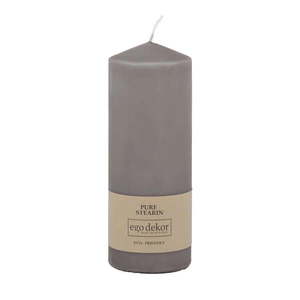 Sivá sviečka Eco candles by Ego dekor Top, doba horenia 50 h vyobraziť