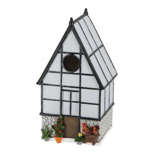 Biela búdka pre vtáčiky Esschert Design Green House vyobraziť