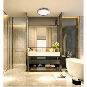 Stropné svietidlo v bronzovej farbe so skleneným tienidlom ø 18 cm Aquila - Candellux Lighting vyobraziť