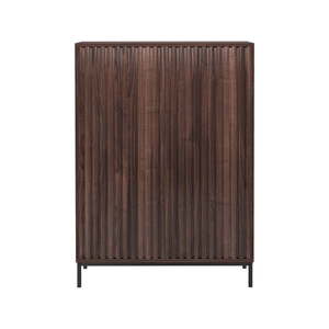 Skrinka v dekore orecha v prírodnej farbe 80x110 cm Celine - Støraa vyobraziť