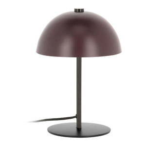 Vínovočervená stolová lampa s kovovým tienidlom (výška 33 cm) Aleyla - Kave Home vyobraziť