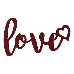 Ceduľa 42x25 cm Red Love – Wallity vyobraziť