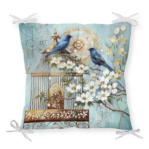 Sedák na stoličku Minimalist Cushion Covers Blue Birds, 40 x 40 cm vyobraziť