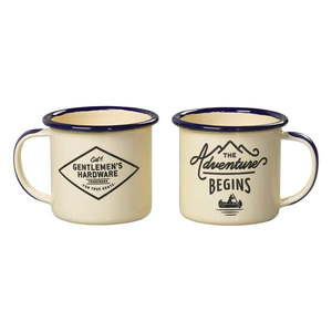 Súprava 2 smaltovaných hrnčekov na espresso Gentlemen's Hardware, 150 ml vyobraziť