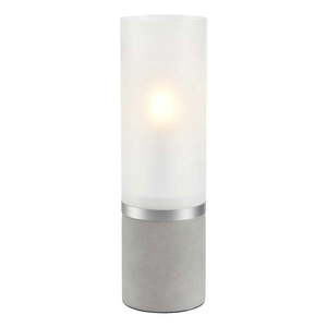 Bielo-sivá betónová stolová lampa (výška 30 cm) Molo - Markslöjd vyobraziť