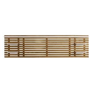 Biele/prírodné čelo postele z borovicového dreva 240x62 cm Nidra - Marckeric vyobraziť