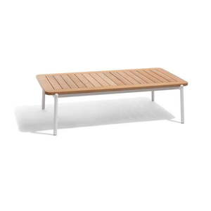 Záhradný odkladací stolík z teakového dreva 75x120 cm Omer – Diphano vyobraziť