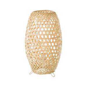 Bambusová stolová lampa v prírodnej farbe s bambusovým tienidlom (výška 36 cm) Natural Way – Casa Selección vyobraziť