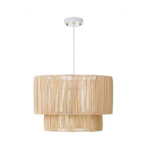 Ratanové stropné svietidlo v prírodnej farbe s ratanovým tienidlom ø 38 cm Natural Way – Casa Selección vyobraziť