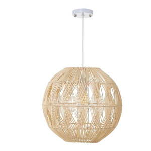 Ratanové stropné svietidlo v prírodnej farbe s ratanovým tienidlom ø 37 cm Natural Way – Casa Selección vyobraziť
