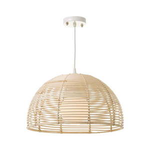 Ratanové stropné svietidlo v prírodnej farbe s ratanovým tienidlom ø 38 cm Natural Way – Casa Selección vyobraziť