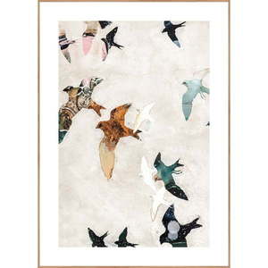 Obraz 30x40 cm Abstract Birds – Malerifabrikken vyobraziť